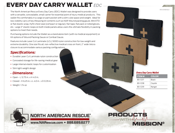 Every Day Carry Wallet - MEDICAL