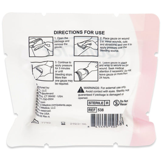 QuikClot Bleeding Control Z-Fold Dressing - V Development Group