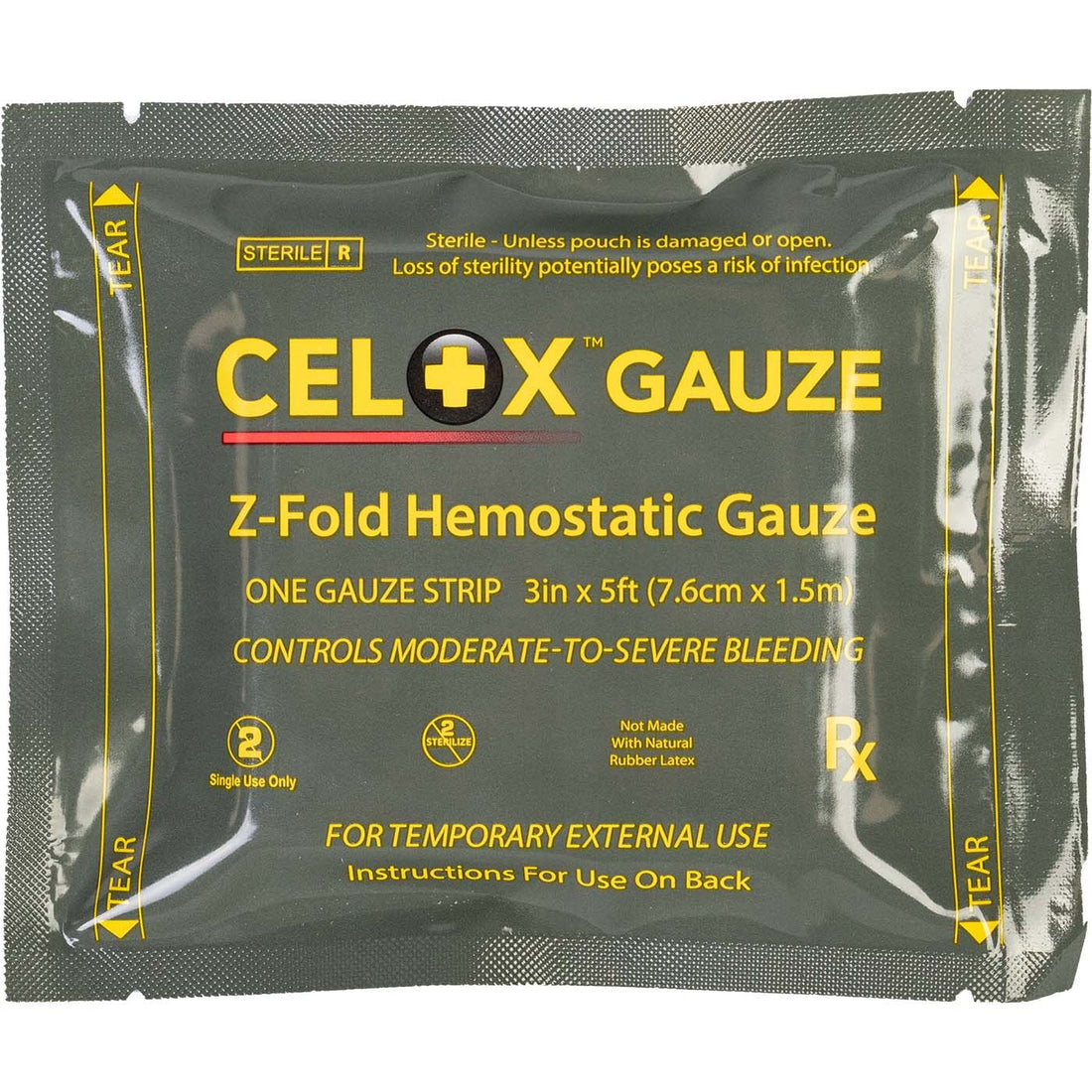 Celox Hemostatic Gauze for Vehicle Trauma Kit