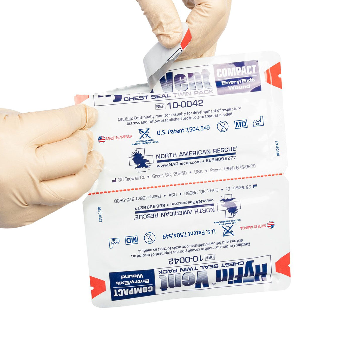 Hyfin Vent Compact Chest Seal Twin Pack — Occlusive Dressing | V Development Group