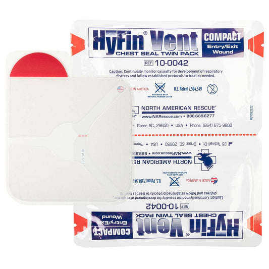 Hyfin Vent Compact Chest Seal Twin Pack — Occlusive Dressing | V Development Group