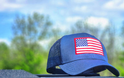 American Flag MESH Trucker Cap