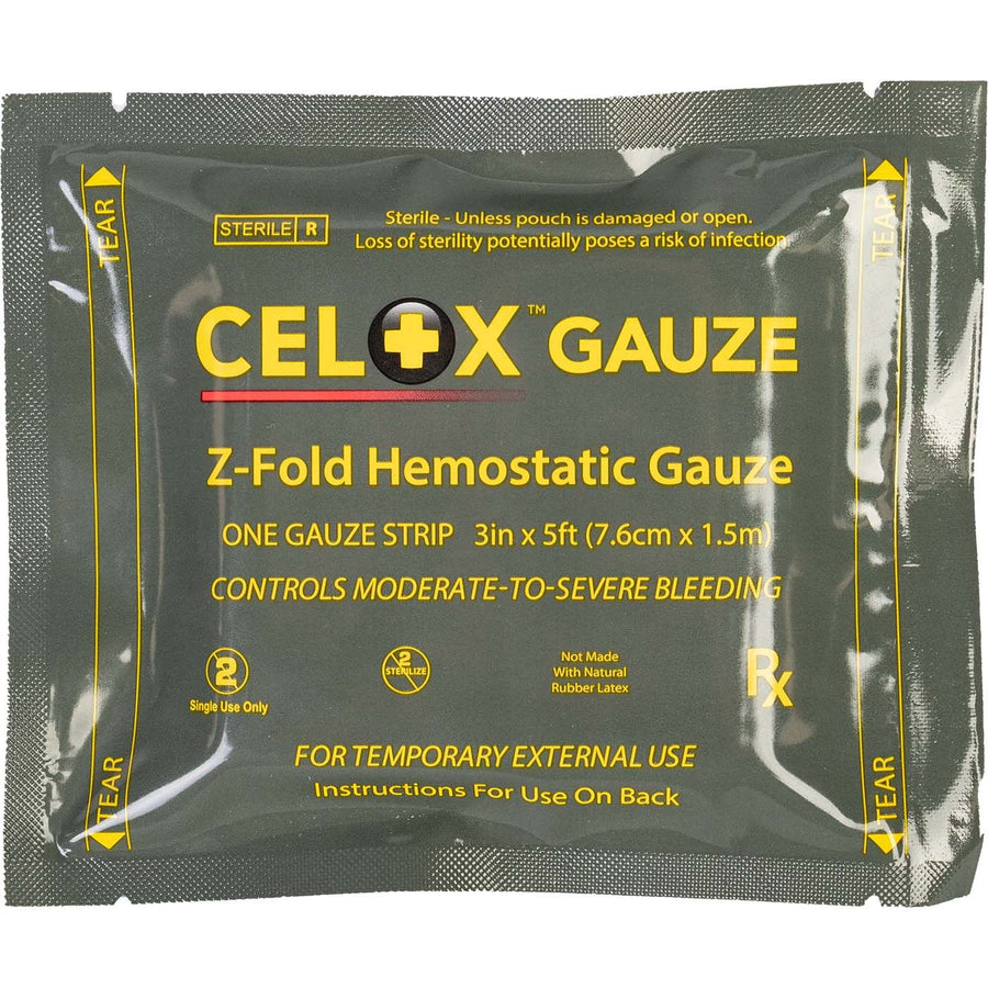 Celox Hemostatic Gauze 5ft Z-Fold - V Development Group