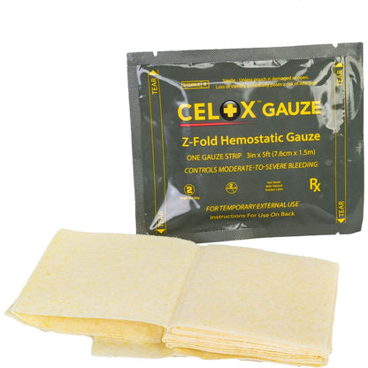Celox Hemostatic Gauze 5ft Z-Fold