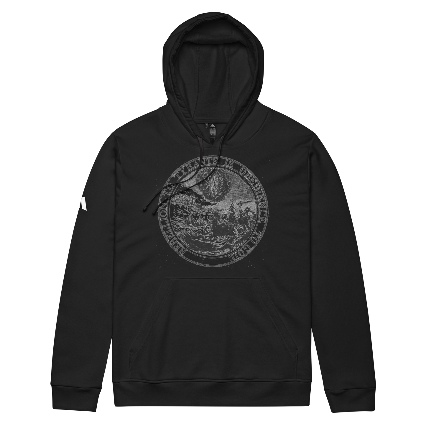 Benjamin Franklin's Great Seal - adidas fleece hoodie