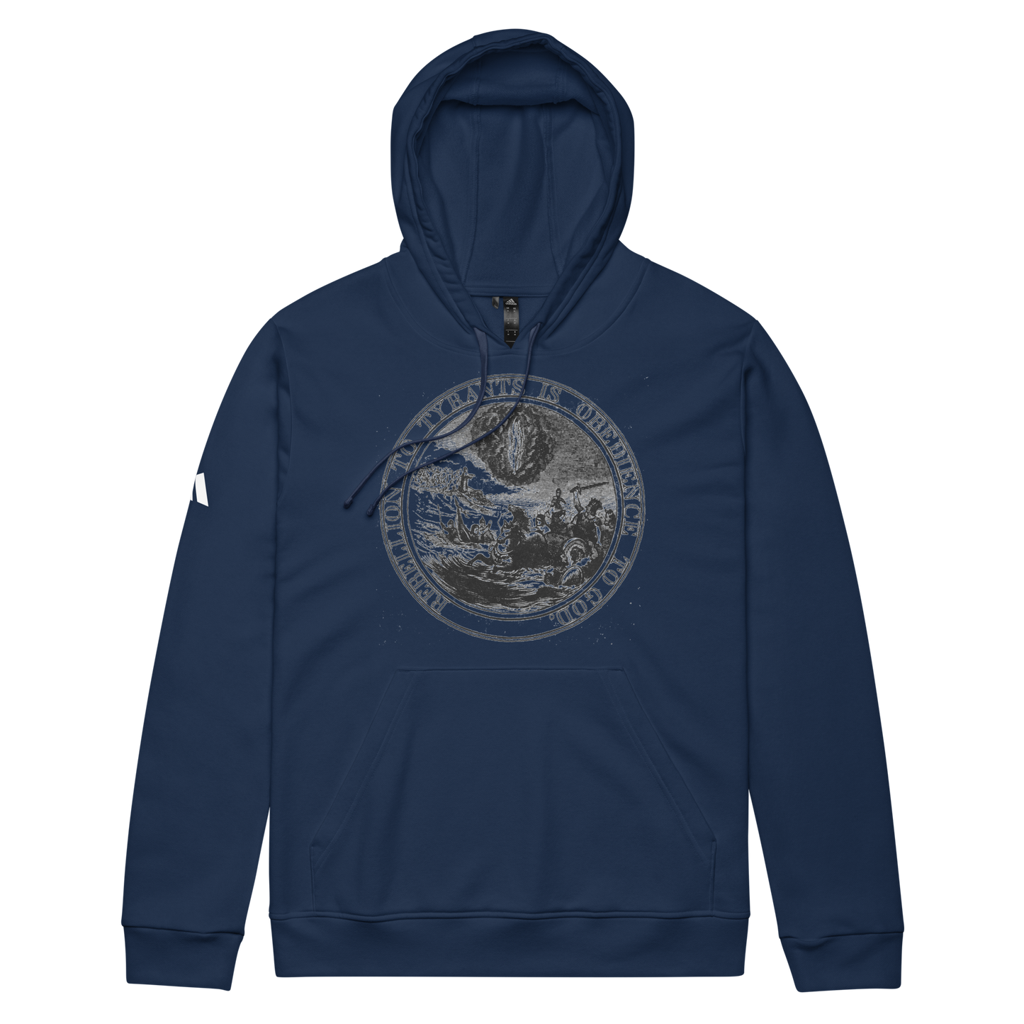 Benjamin Franklin's Great Seal - adidas fleece hoodie