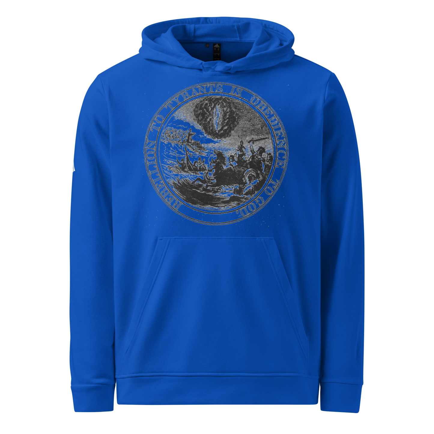 Benjamin Franklin's Great Seal - adidas fleece hoodie