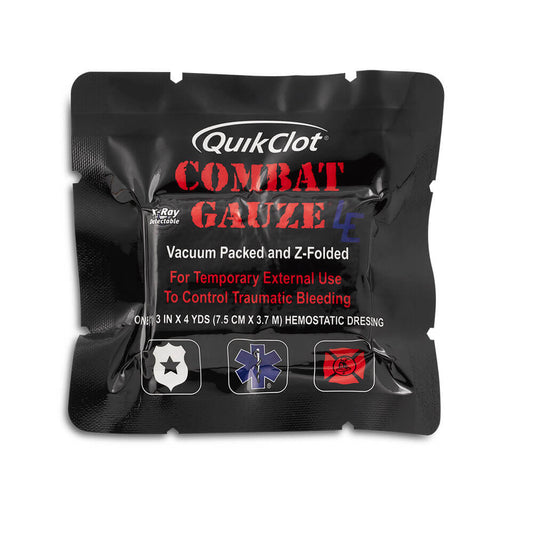 QuikClot Combat Gauze - LE - V Development Group edc glock shirt carry aiwb appendix belt rmt tourniquet