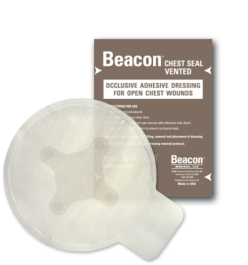 Beacon Chest Seal Vented 6" - V Development Group edc glock shirt carry aiwb appendix belt rmt tourniquet