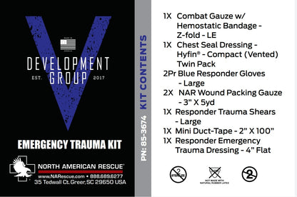 Emergency Trauma Kit (ETK) - Custom Exclusive Kit - V Development Group