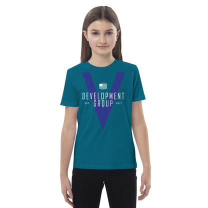 New Logo organic cotton kids t-shirt - V Development Group