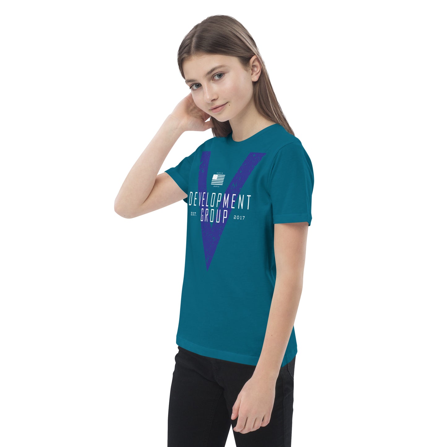 New Logo organic cotton kids t-shirt
